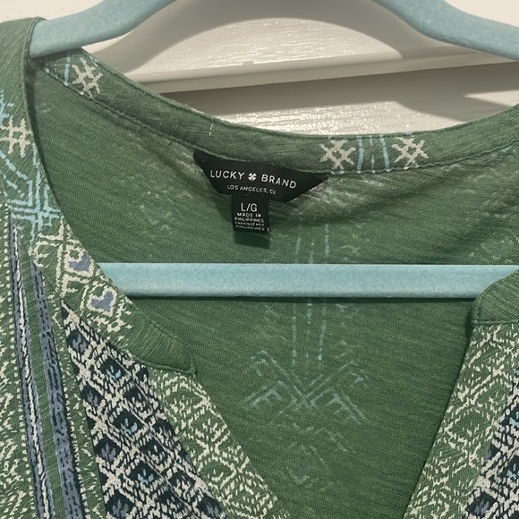 Lucky brand long sleeve top - Picture 3 of 6